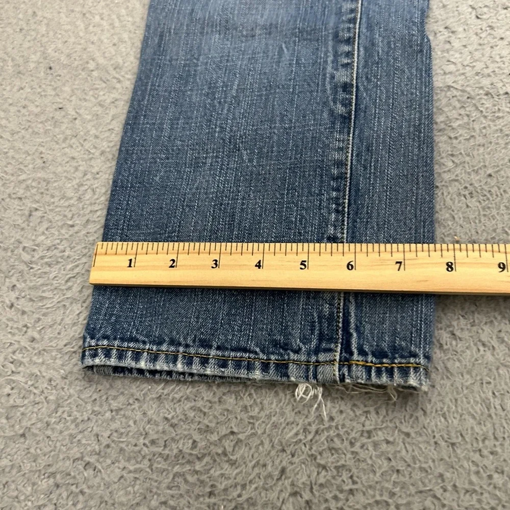 Levis Jeans Mens 34x32 Blue Denim 511 Skinny Light Wash American Red Tab Cotton